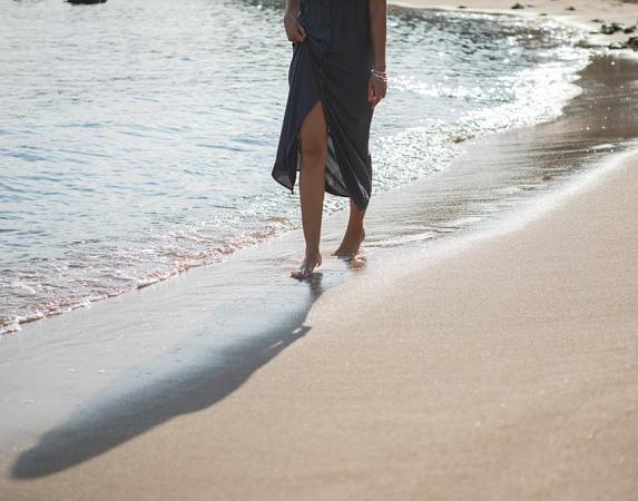 Spaziergänge am Strand