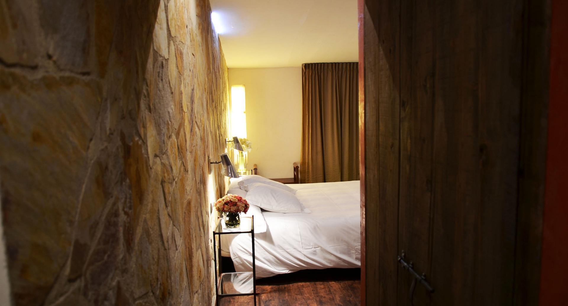 Rooms of Hotel Galena Mas Comangau