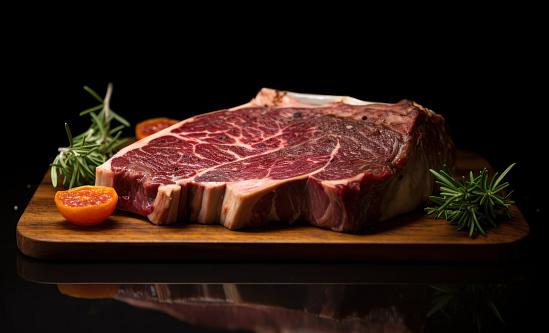 Steak menu with matured beef
